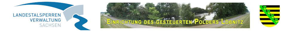 Einrichtung ders gesteuerten Polder Löbnitz
